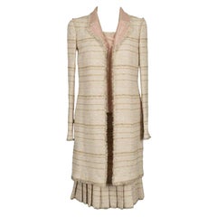 Chanel Outfit Top, Skirt and Coat Set Size 40FR Summer, 2004