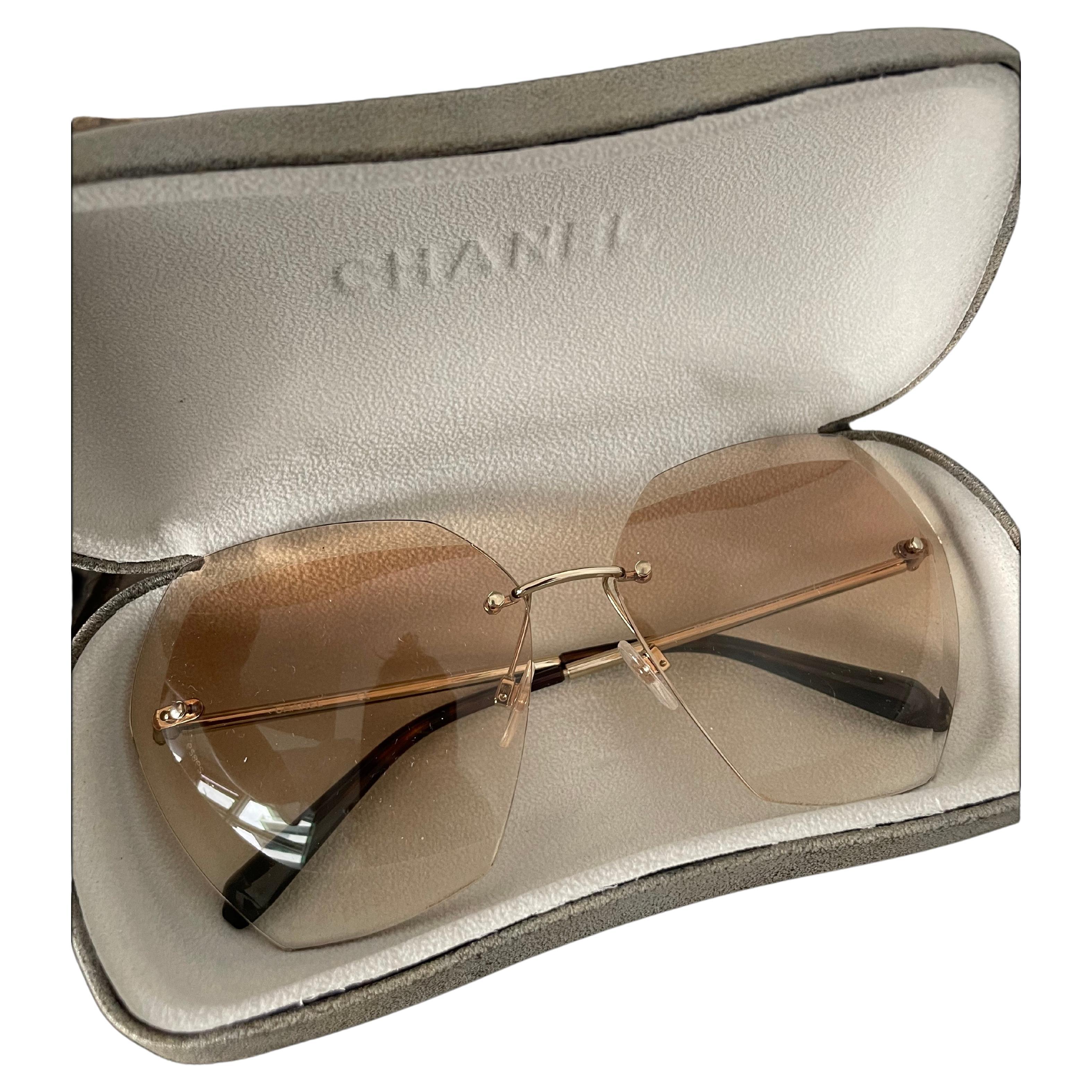 Chanel over size Sunglass For Sale