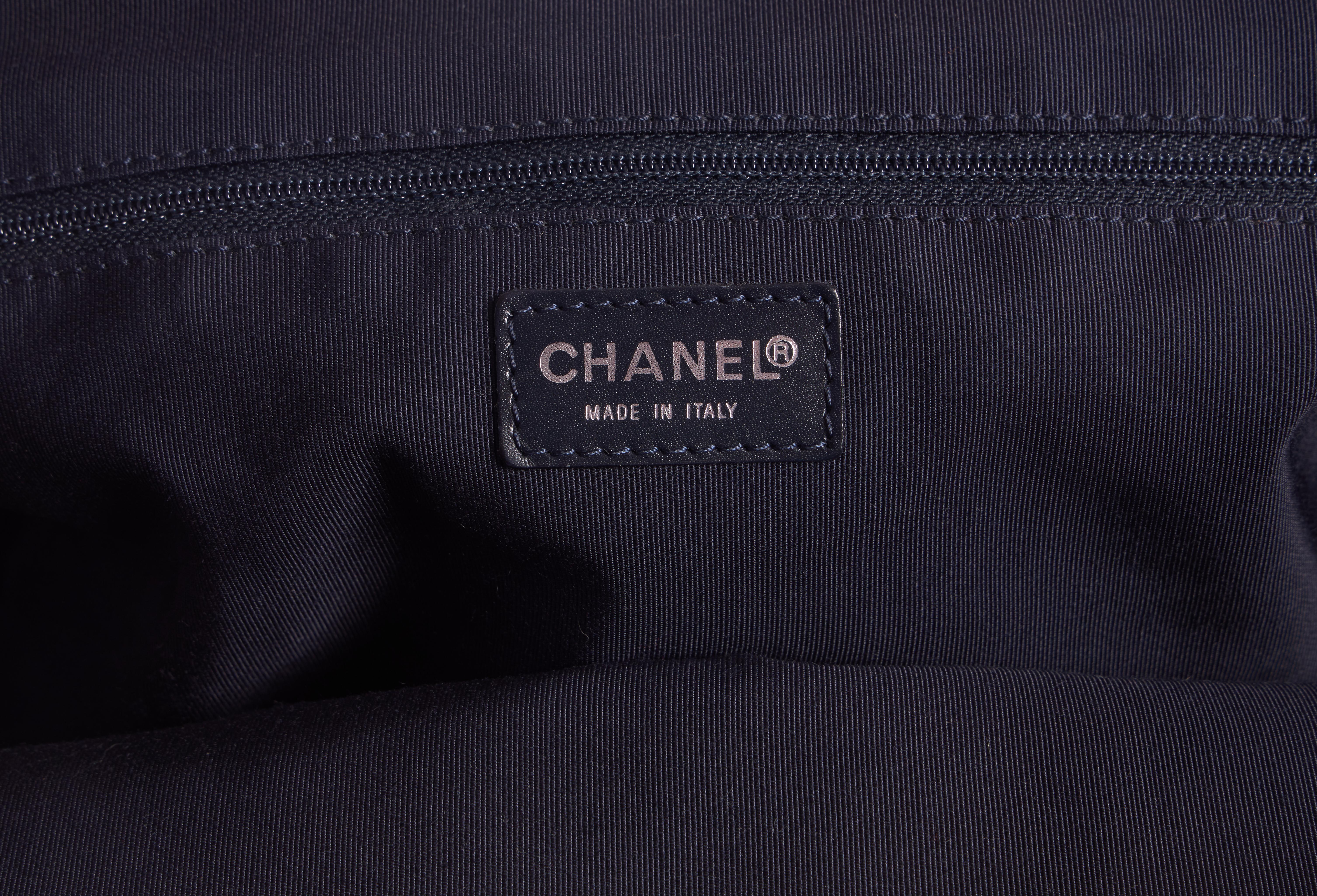 Chanel Oversize Clover Fabric Snap Bag 1