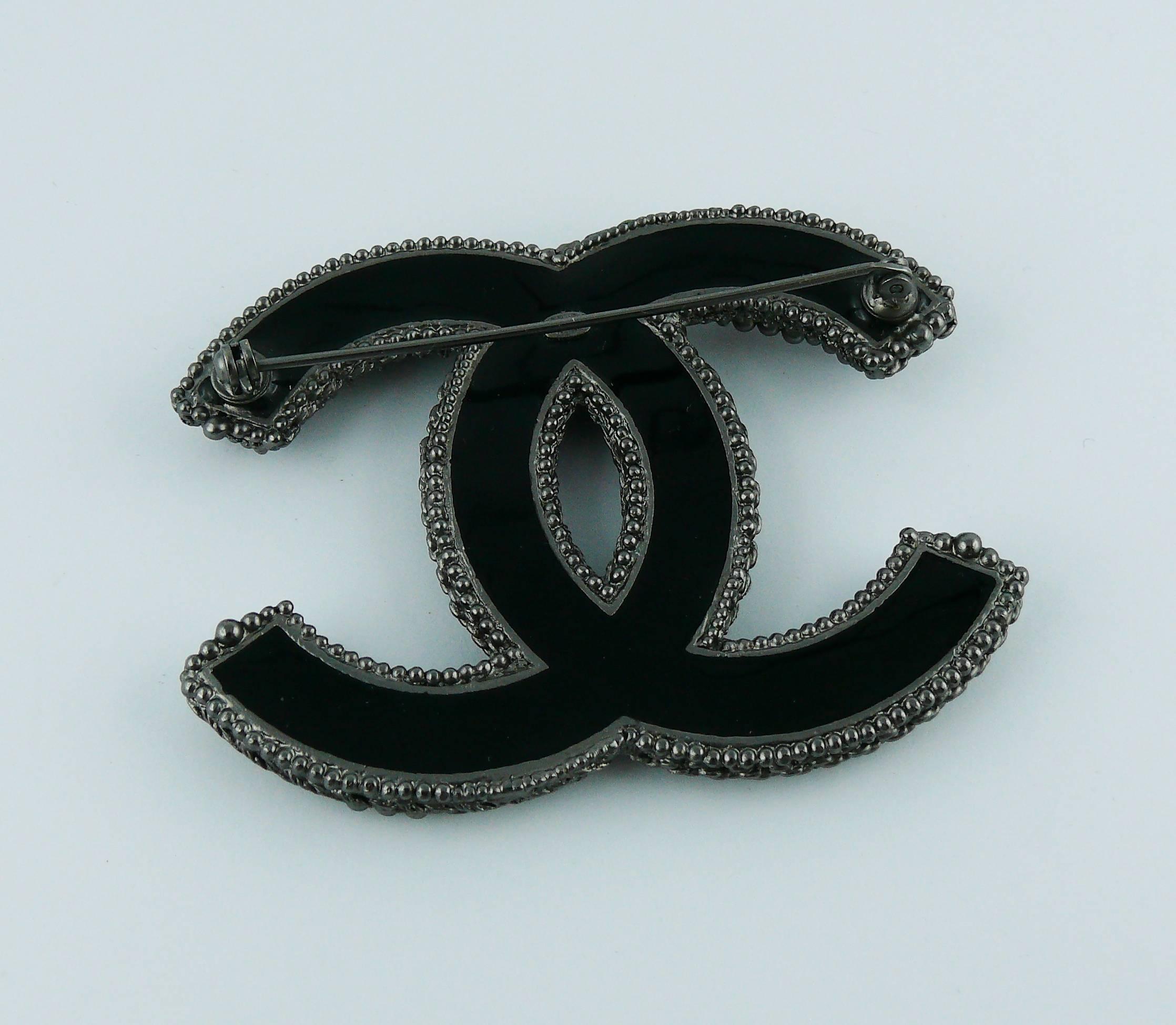 Chanel Oversized Logo Brooch 3