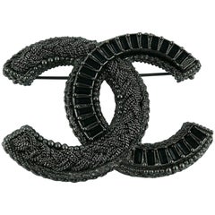 Chanel Oversized Logo Brooch