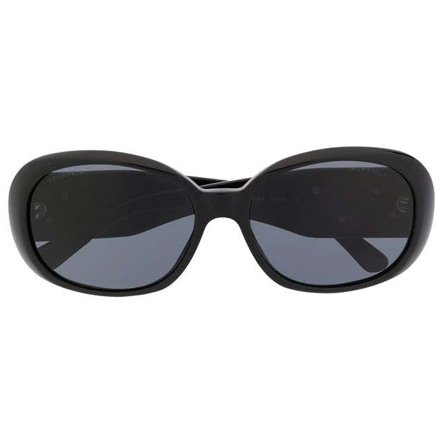 Chanel Oversized Tinted Sunglasses at 1stDibs