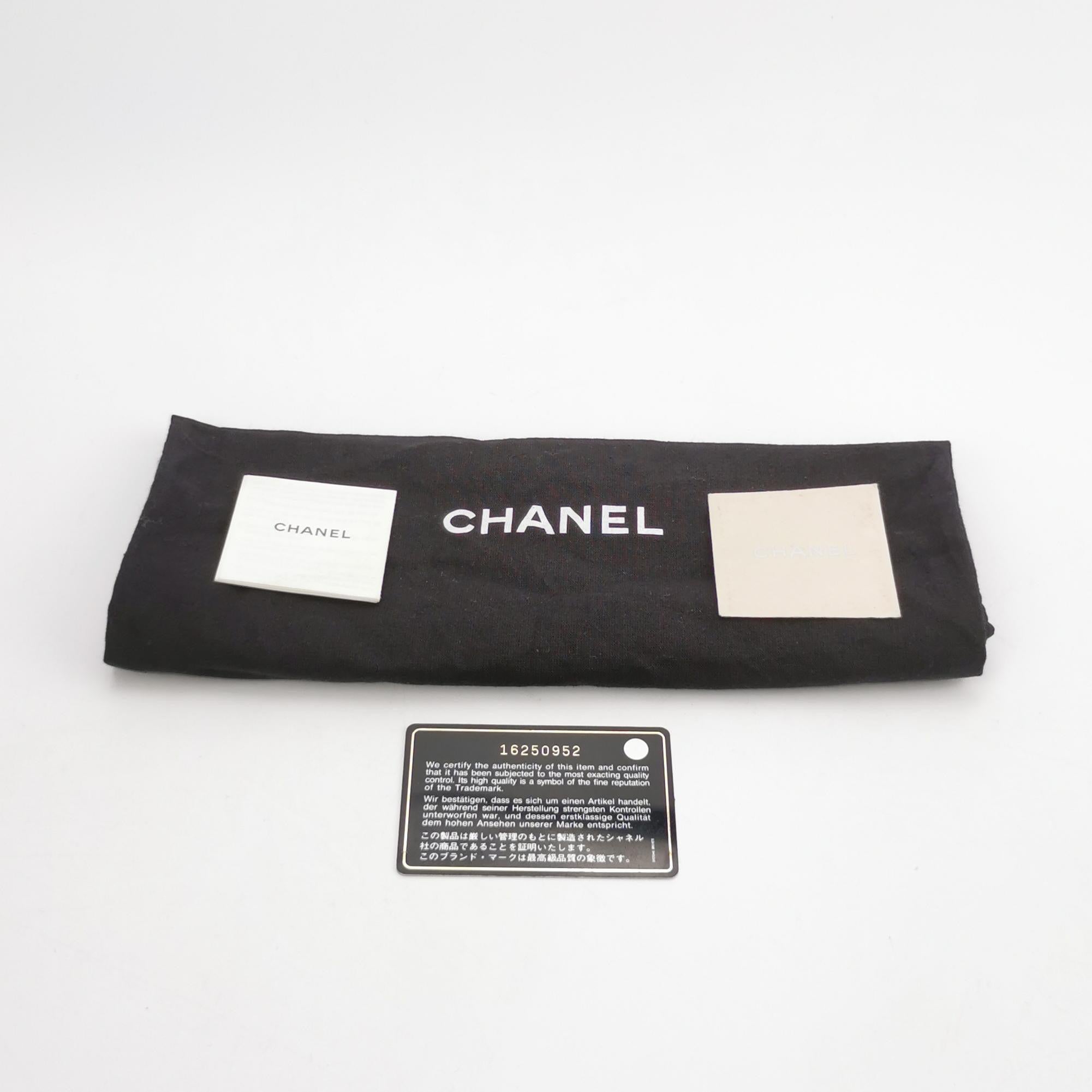 Chanel Pailletten-Klappe Tasche Rechteckig Mini Glitter Pailletten Silber 7