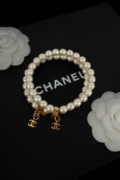 Chanel pair of bangle bracelets by Karl Lagerfeld Fall-Winter 1995