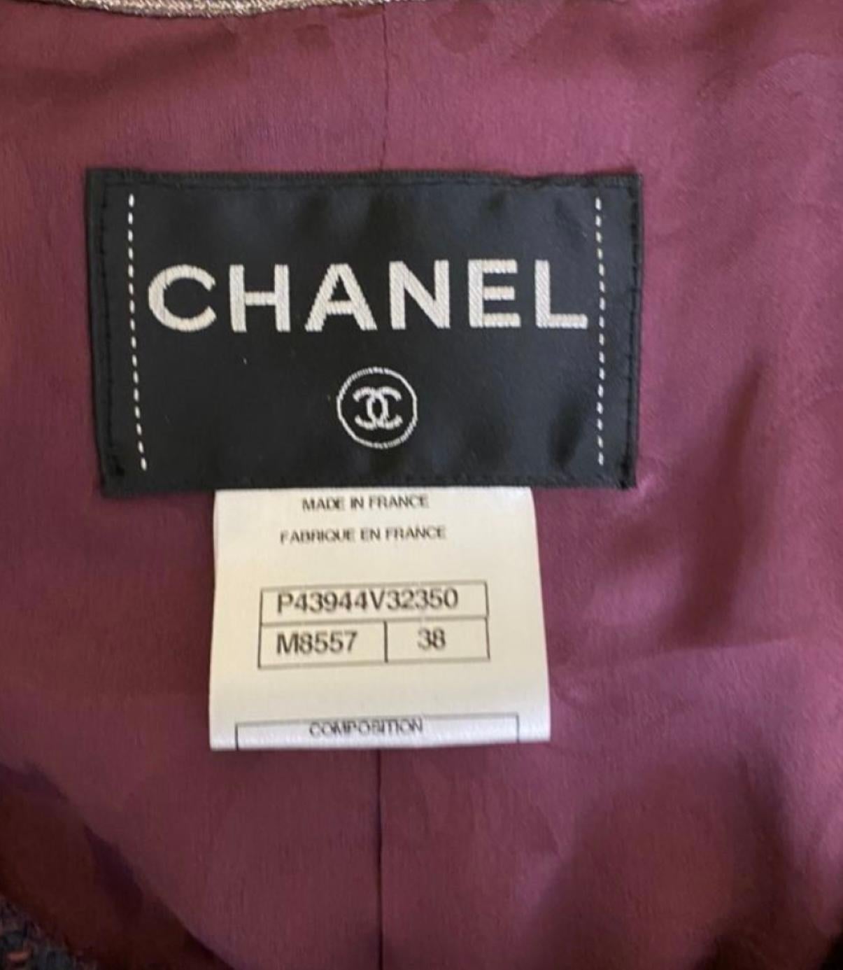 Chanel Pairs / Bombay Jewel Buttons Runway Tweed Coat 7
