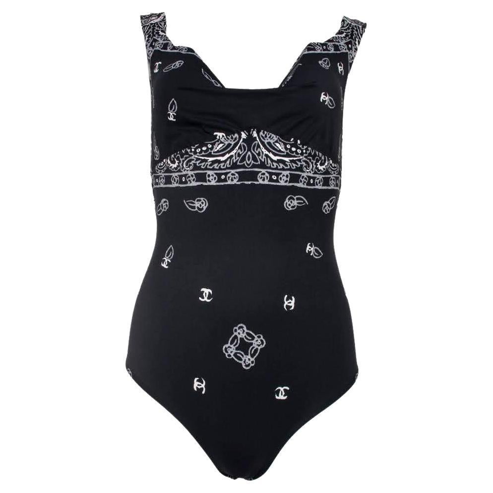 Chanel Paisley Print Swimsuit For Sale