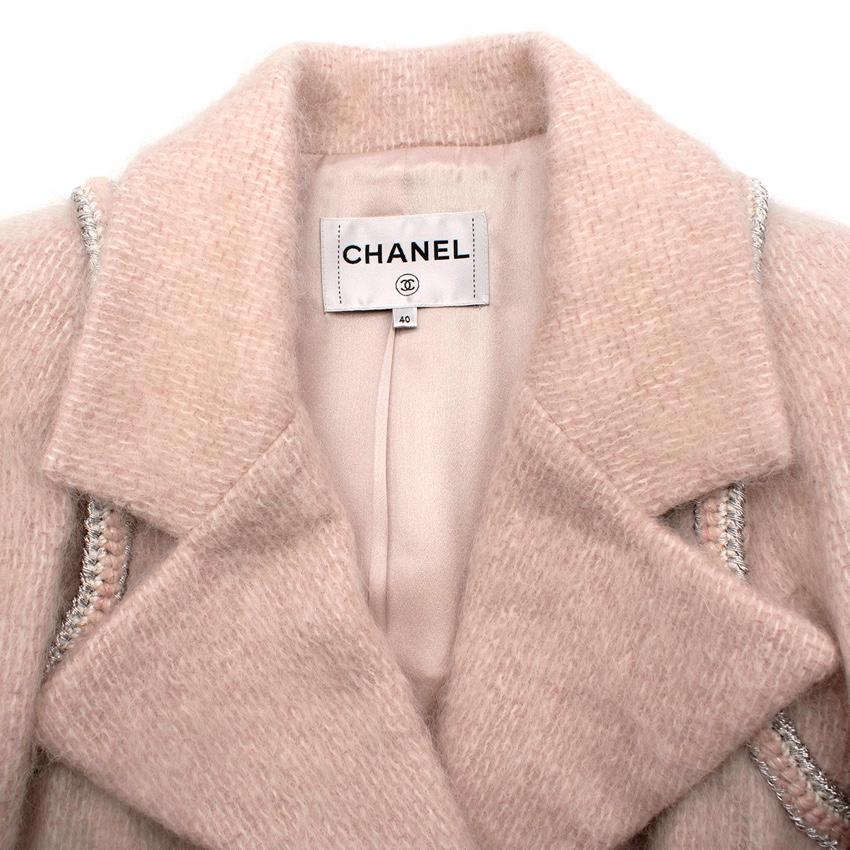 pink silver jacket