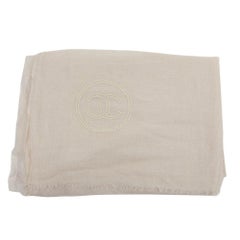 CHANEL Pale Pink Soft Cashmere and Silk Pareo