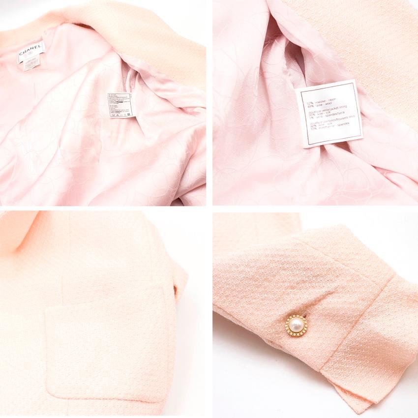 Women's Chanel Pale Pink Trouser Suit fr 38/ US 6