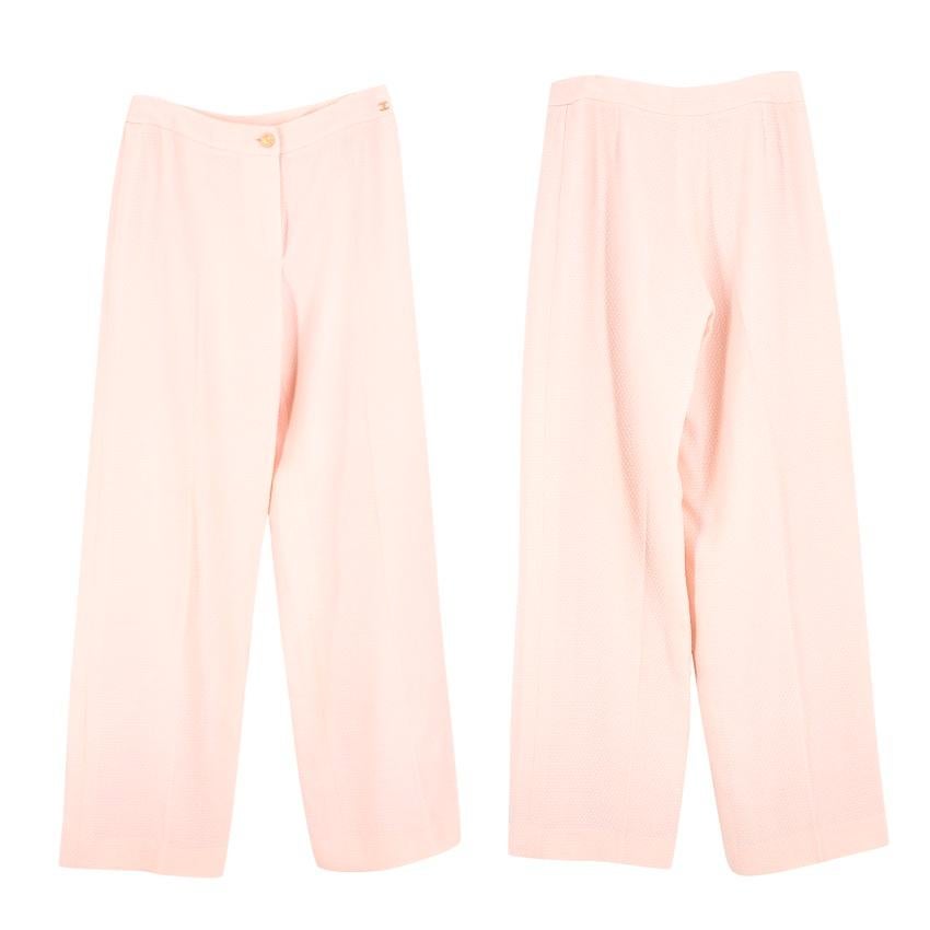 Chanel Pale Pink Trouser Suit fr 38/ US 6 1