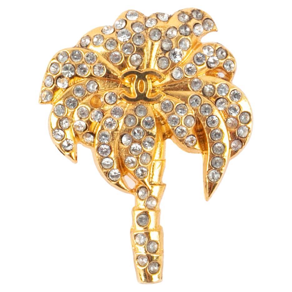 Chanel palm tree brooch 2002