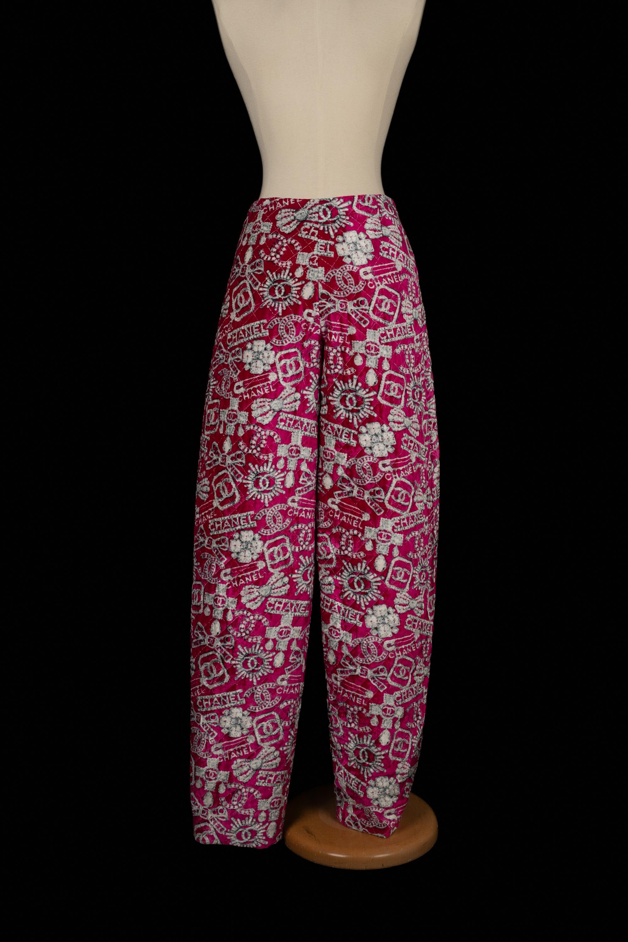 Chanel Hose „Ski“ im Zustand „Hervorragend“ im Angebot in SAINT-OUEN-SUR-SEINE, FR