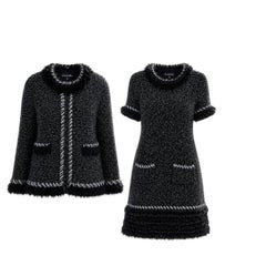 Chanel Paris / Arctic Ice Relaxed Collectible Runway Ensemble 40 FR