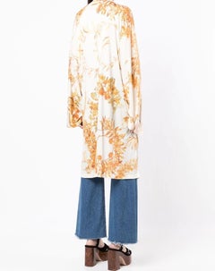 Chanel Paris-Athens Silk Baroque Pattern Kimono Jacket
