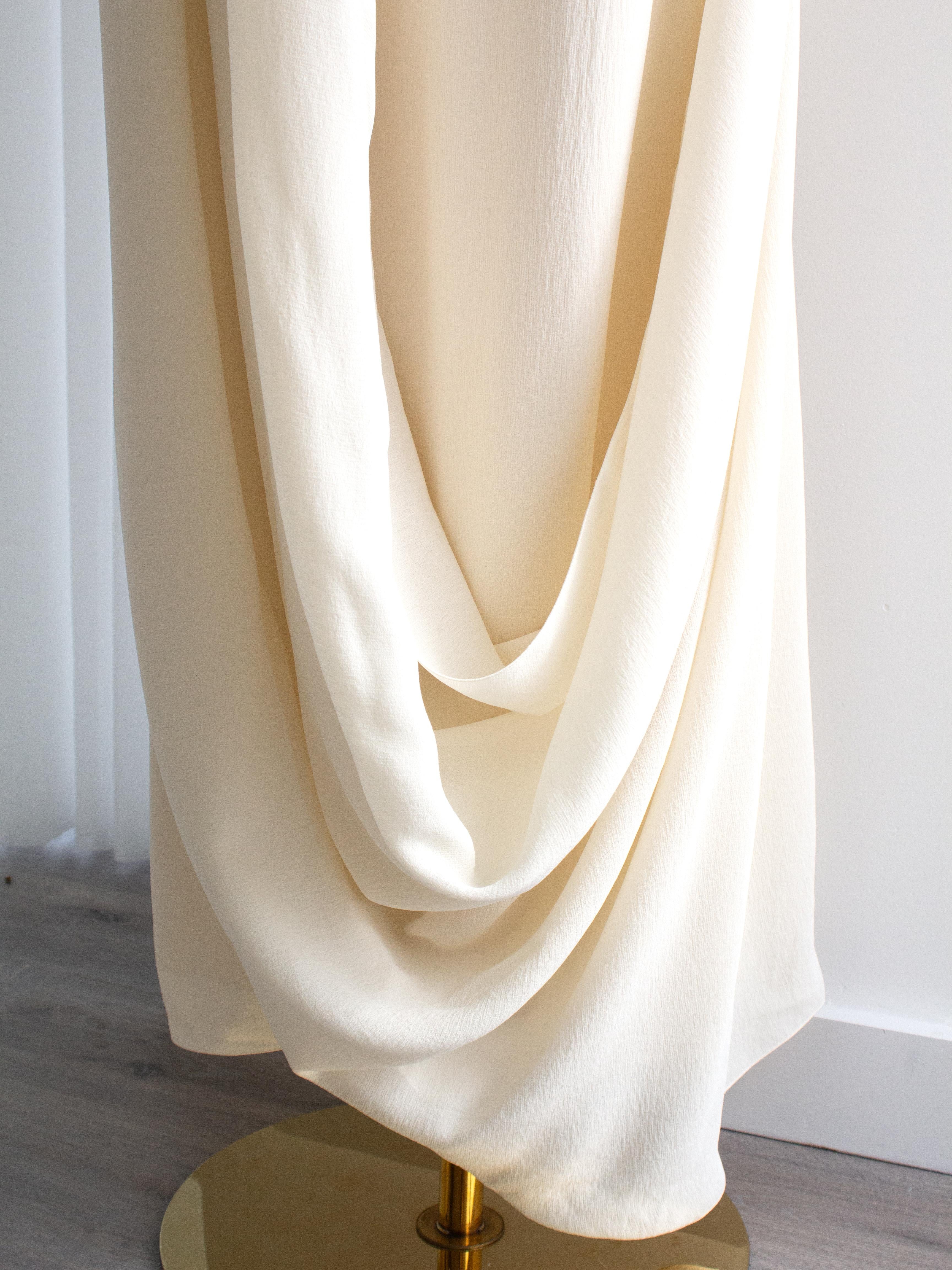 Chanel Paris-Bombay 2012 Bride White Silver Embellished 12A Silk Gown 7