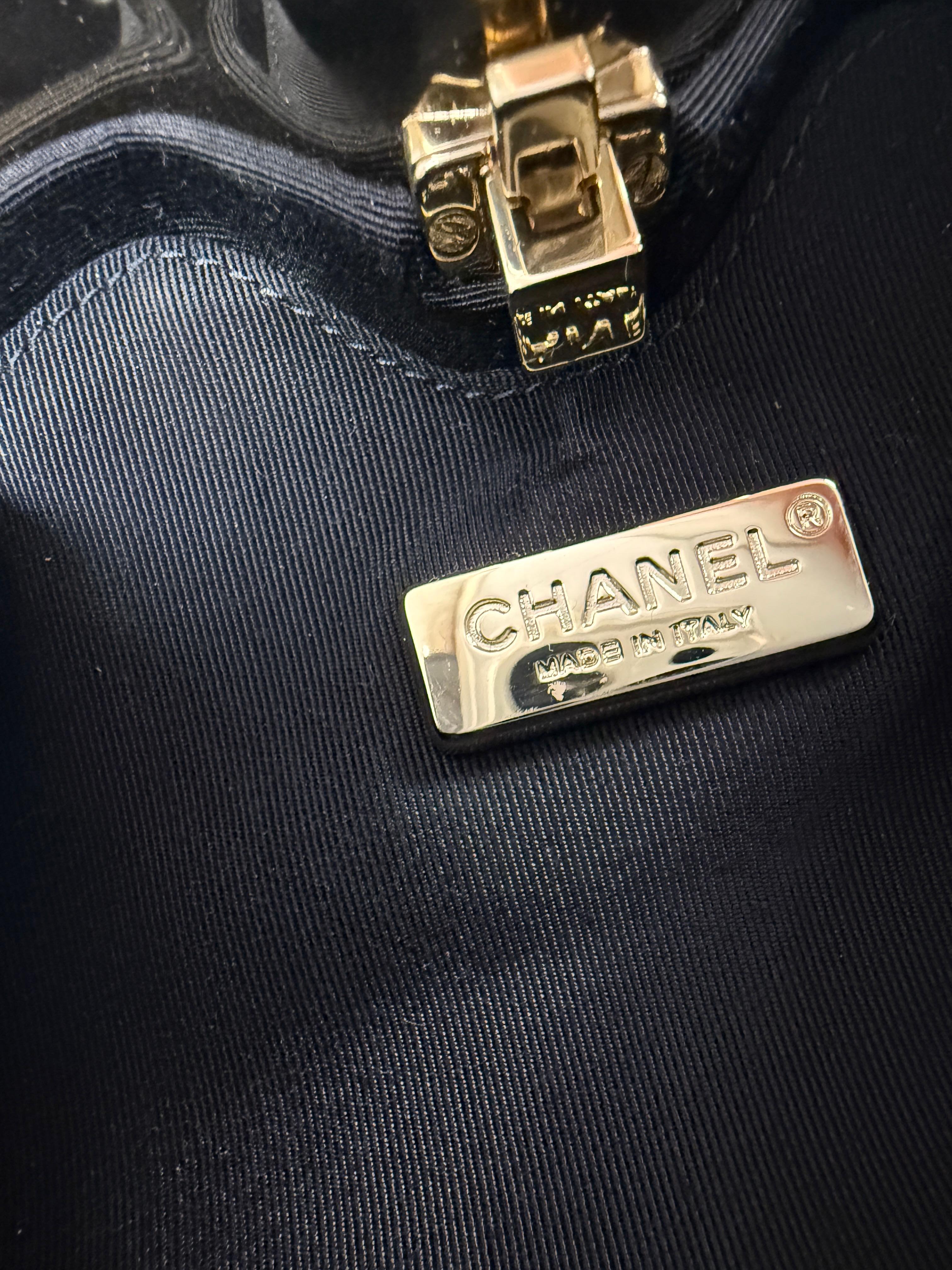 Chanel Paris-Bombay 2013 Python Clutch with Jewels For Sale 6
