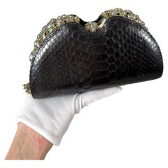 Chanel Paris-Bombay 2013 Python Clutch with Jewels