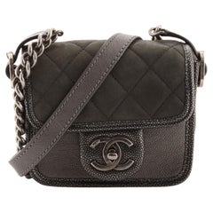 Chanel Paris-Bombay Back to School Crossbody Bag Quilted Iridescent Calfs
