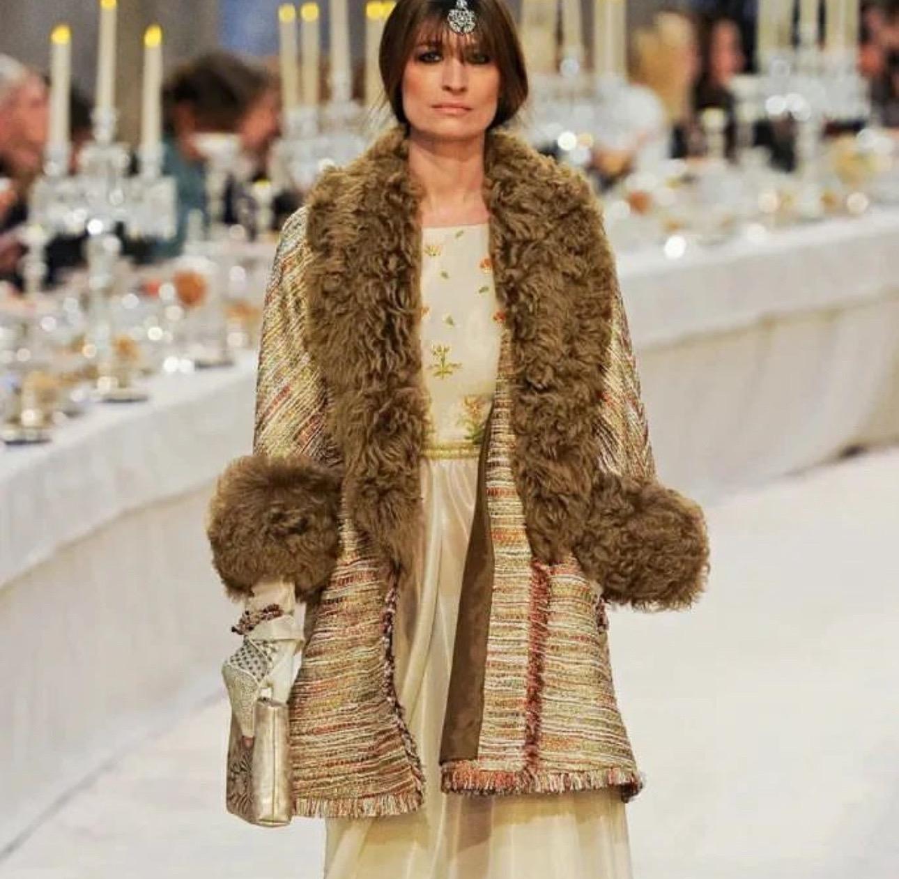 Chanel Paris Bombay Coat In Excellent Condition For Sale In Krakow, PL
