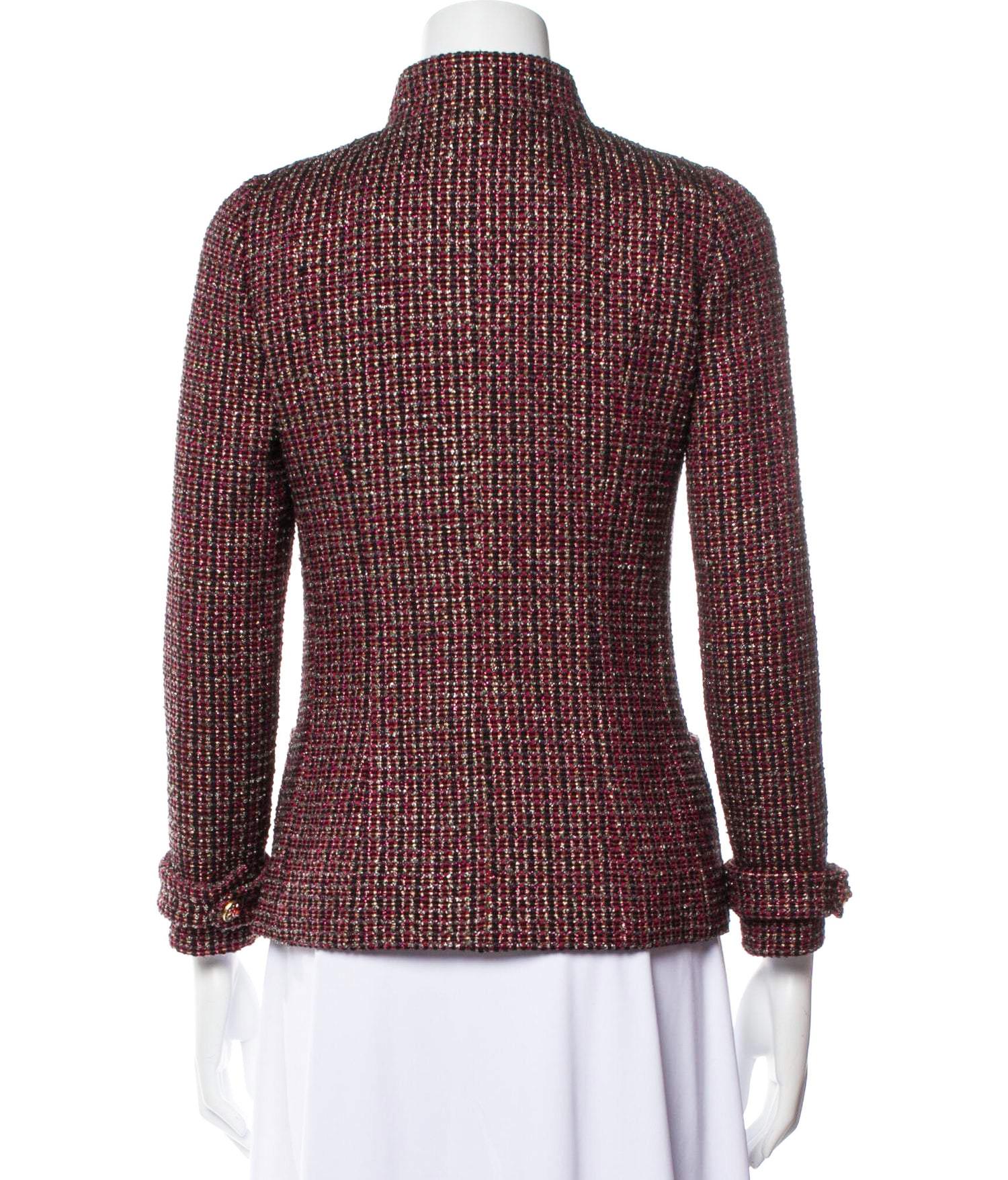 Chanel Paris / Bombay Jewel Buttons Lesage Tweed Jacket 11
