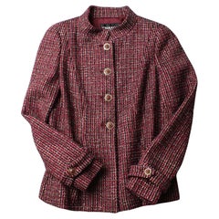 Chanel Paris / Bombay Jewel Buttons Lesage Tweed Jacket
