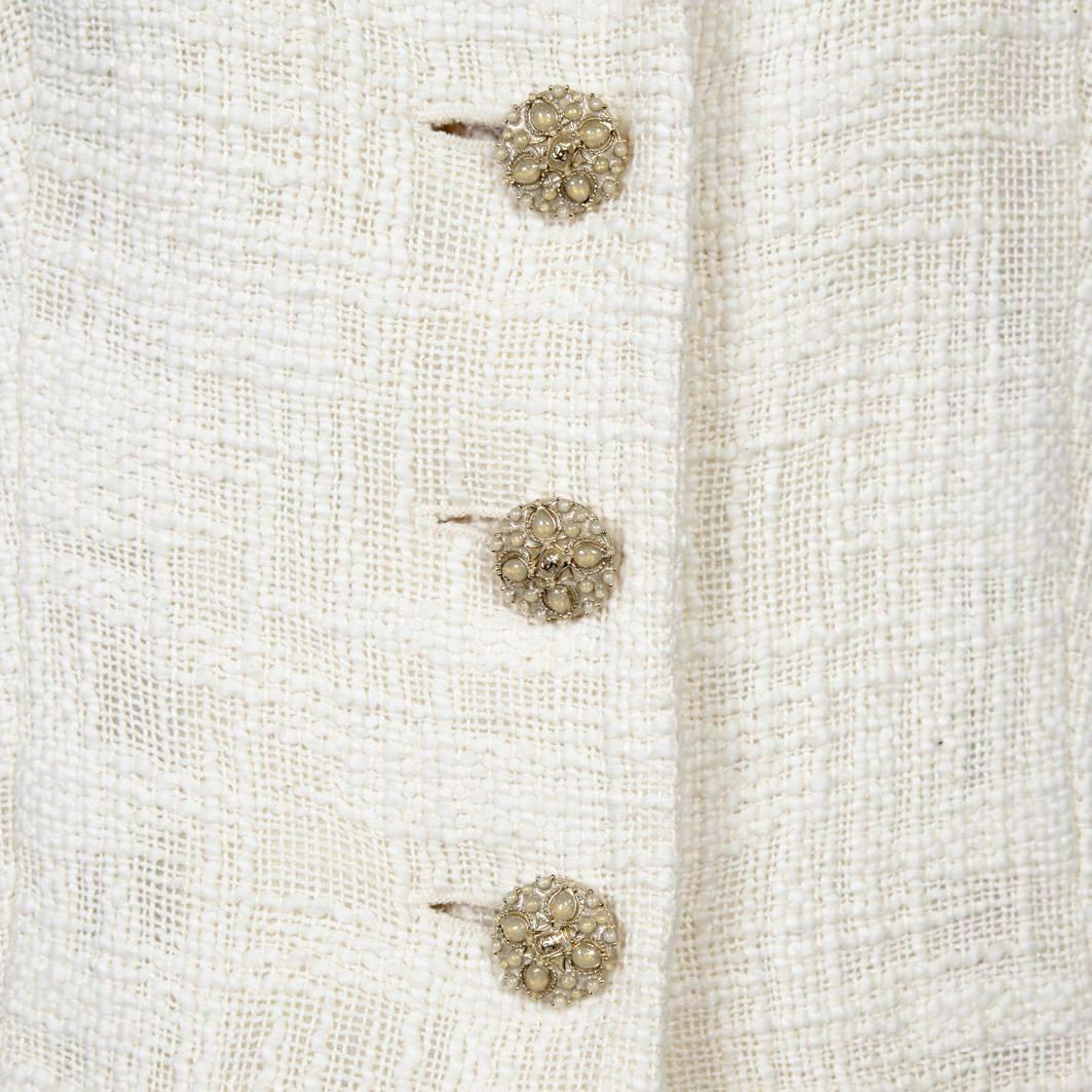 Women's or Men's Chanel Paris / Bombay Jewel Buttons Tweed Jacket