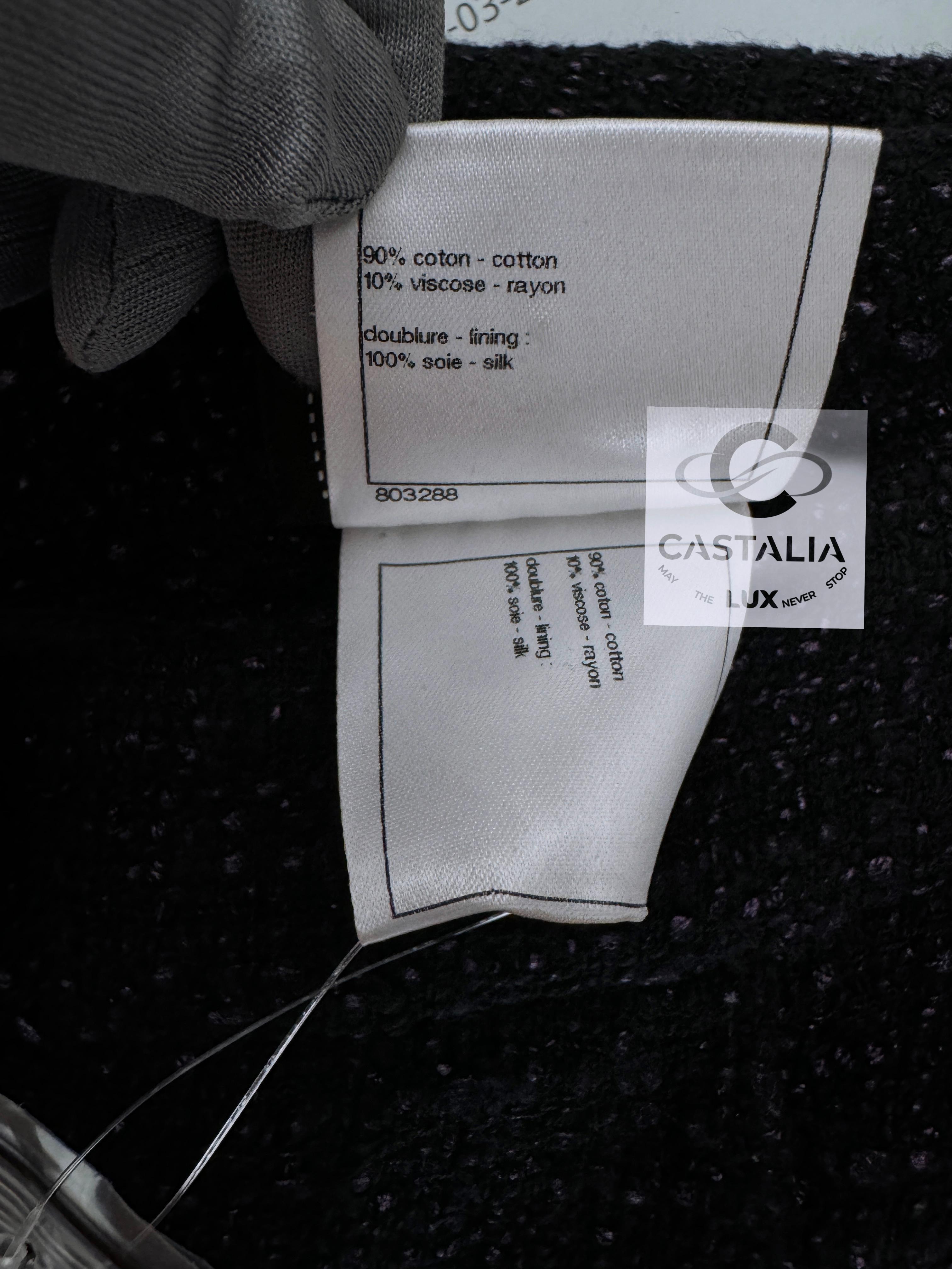 CHANEL París / Bombay Pantalones de tweed de pasarela 36 FR en venta 5