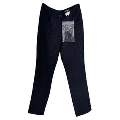 CHANEL Paris / Bombay Runway Tweed Trousers 36 FR