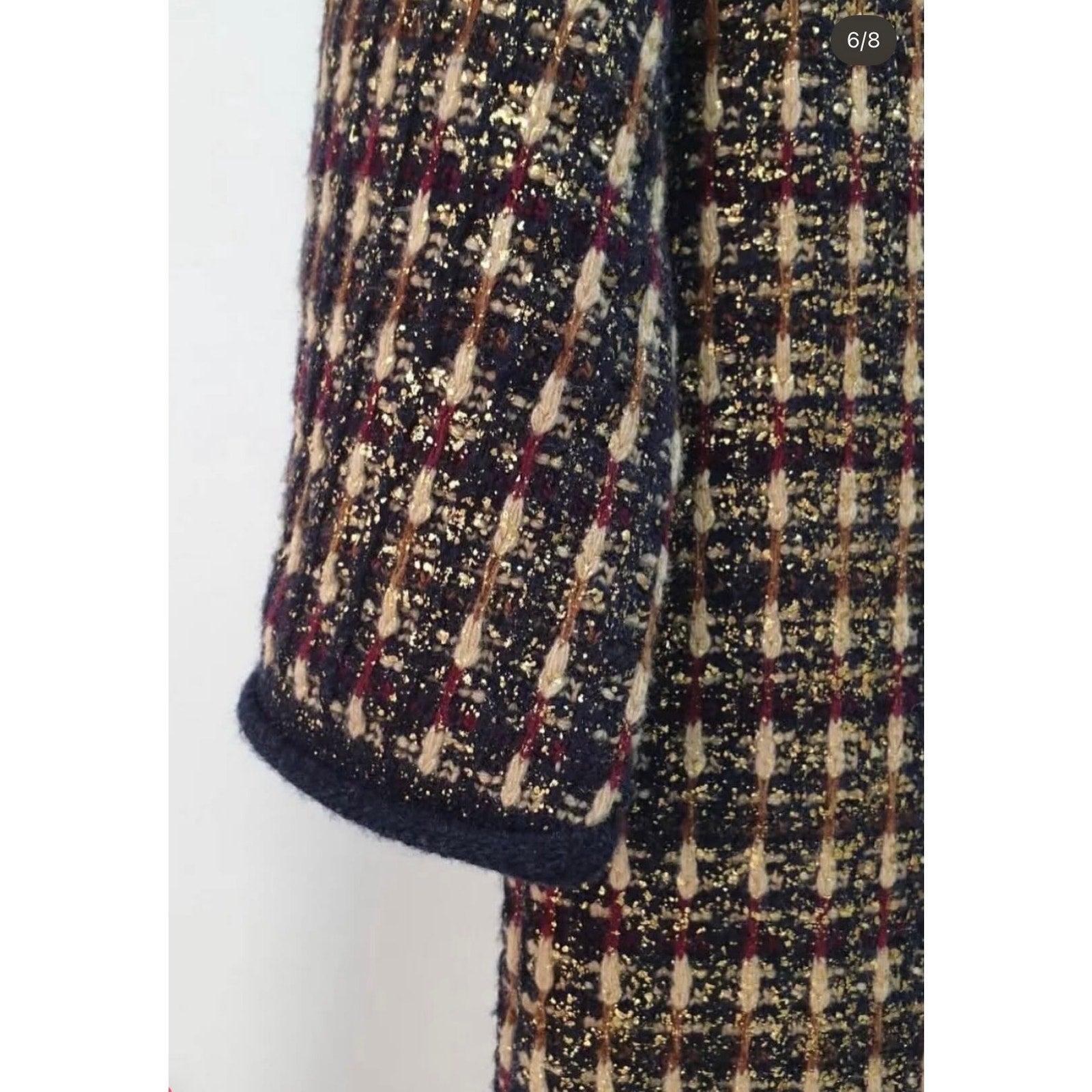 Chanel Paris Byzance 13K Laufstegmantel - Größe 42 (Schwarz) im Angebot