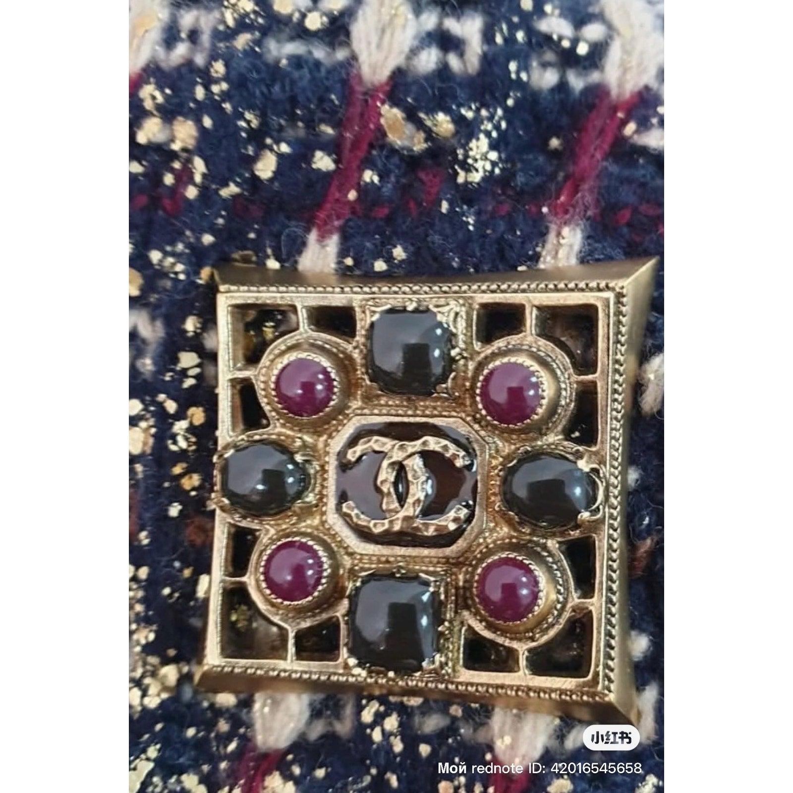 Chanel Paris Byzance 13K Laufstegmantel - Größe 42 Damen im Angebot