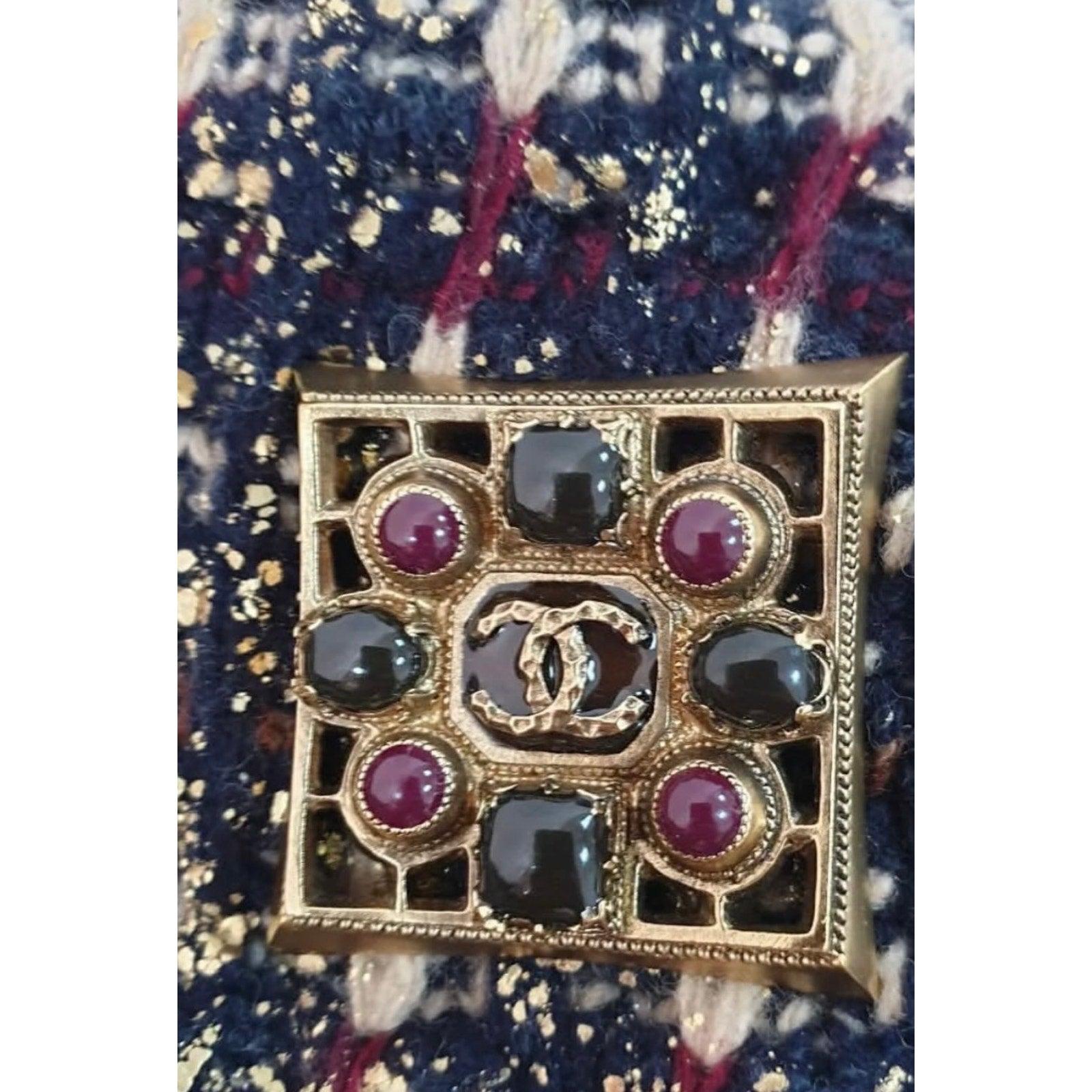 Chanel Paris Byzance 13K Laufstegmantel - Größe 42 im Angebot 2