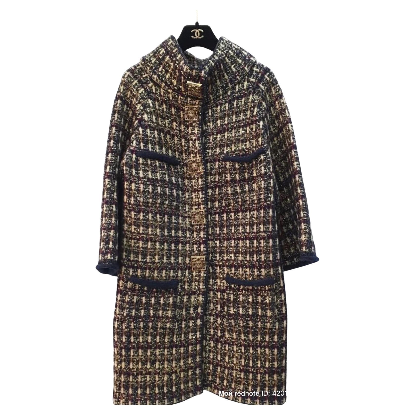 Chanel Paris Byzance 13K Manteau de défilé - Taille 42