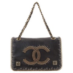 Chanel Paris-Byzance CC Flap Bag Embroidered Leather Medium