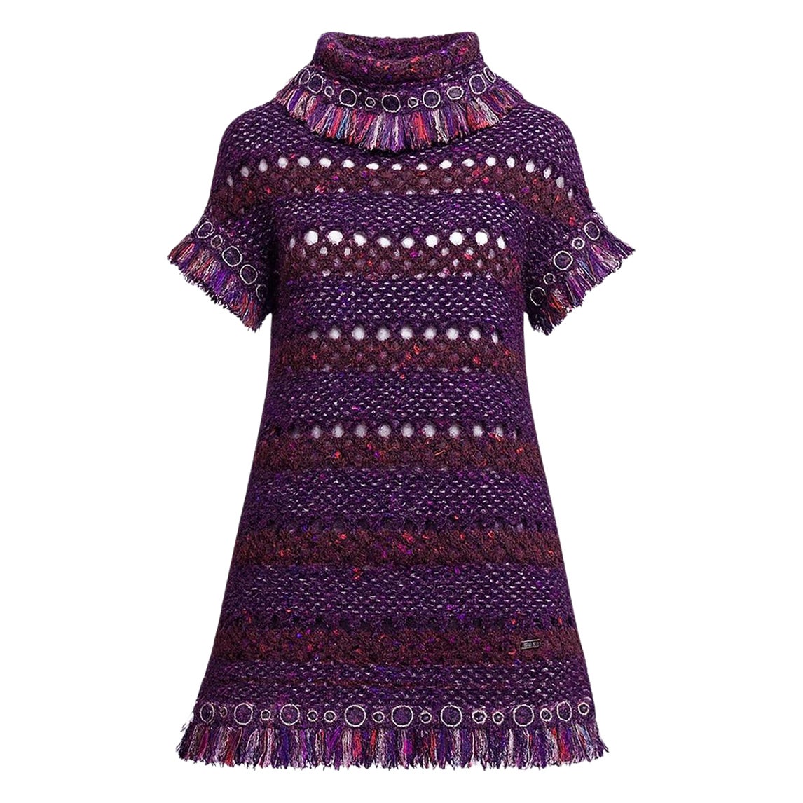 CHANEL Paris / Byzance Collectors Artifact Tunic Dress 34 FR