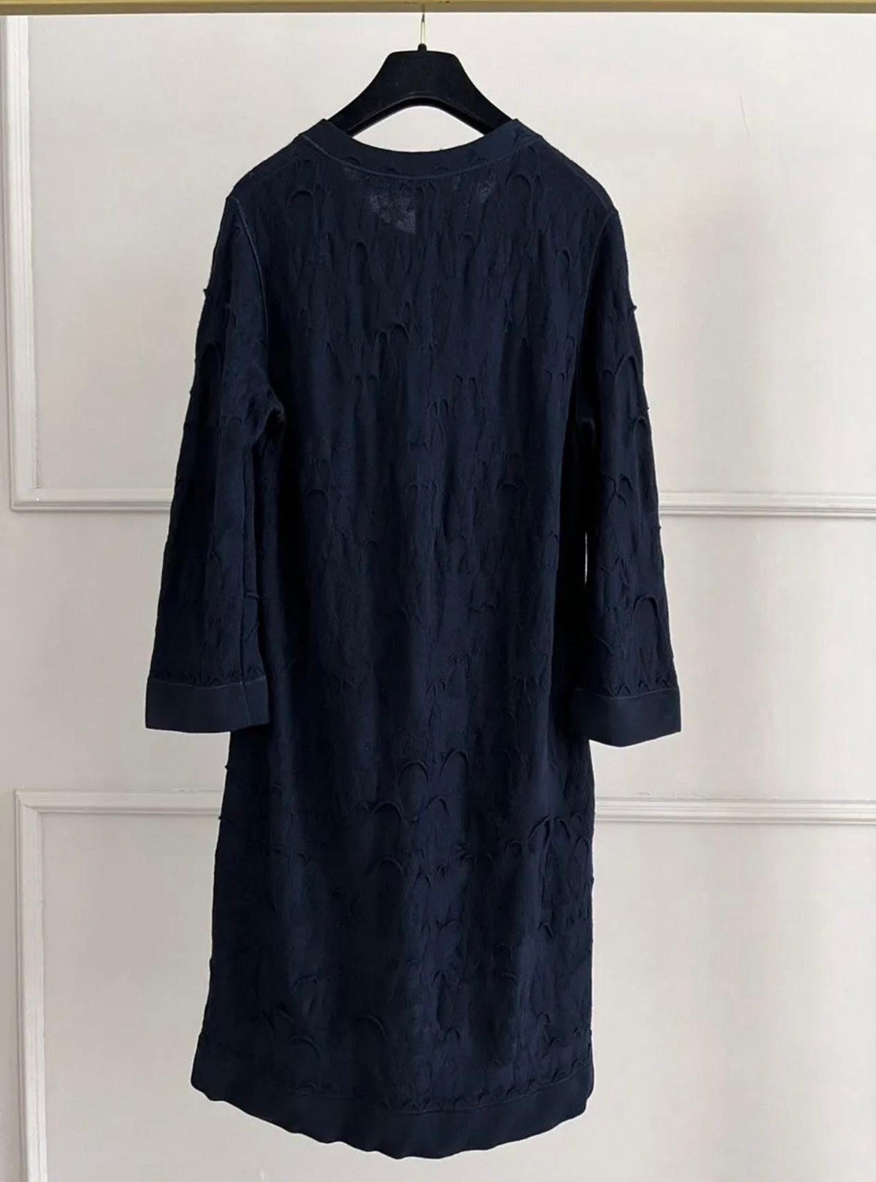Chanel Paris / Byzance Distressed Style Relaxed Dress 40 FR 1