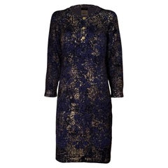 CHANEL Paris / BYZANCE Dress with CC Gripoix Buttons 38 FR