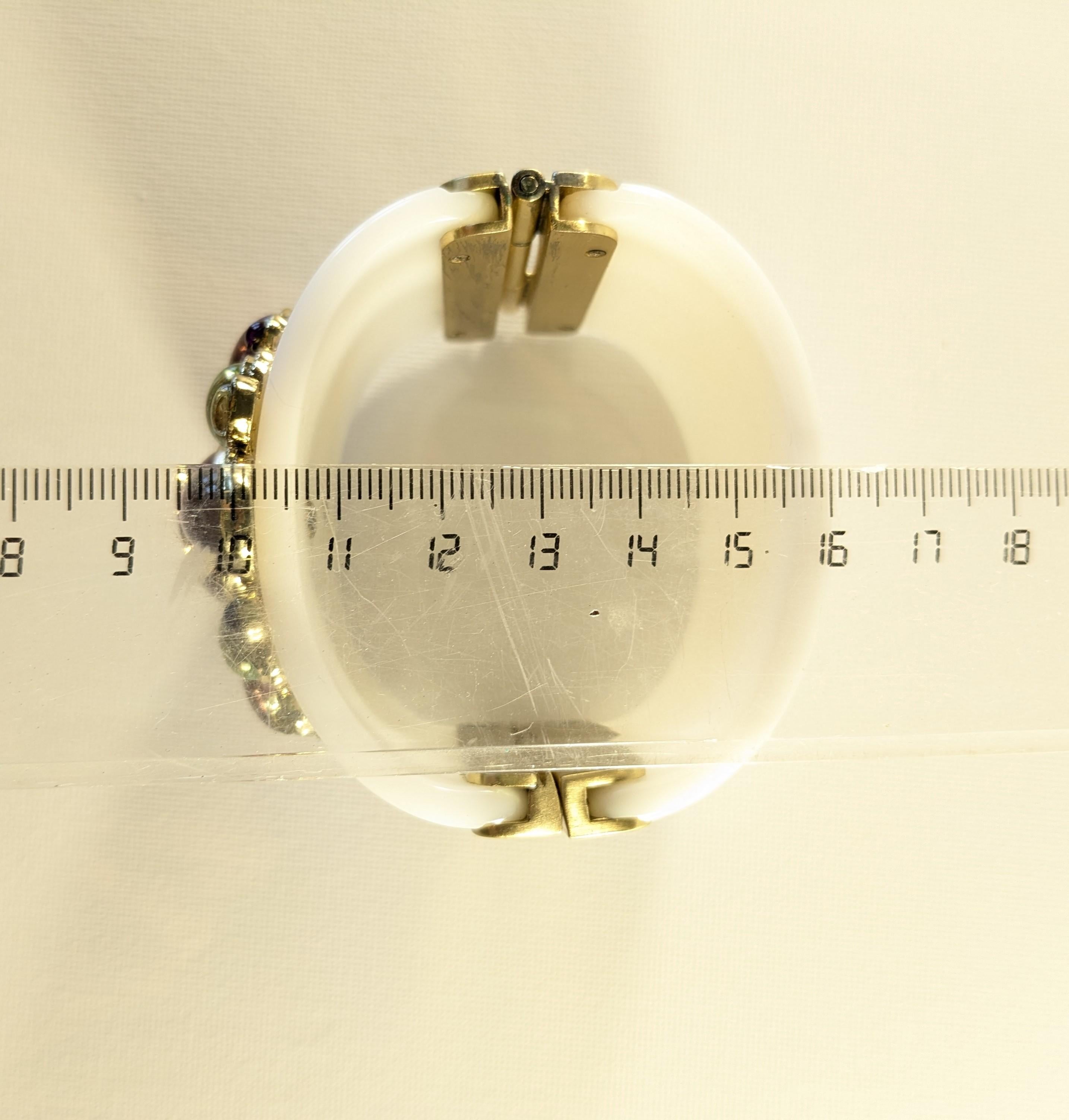 Chanel Paris Byzance Fall 2011 Cuff Bracelet by Gripoix For Sale 6