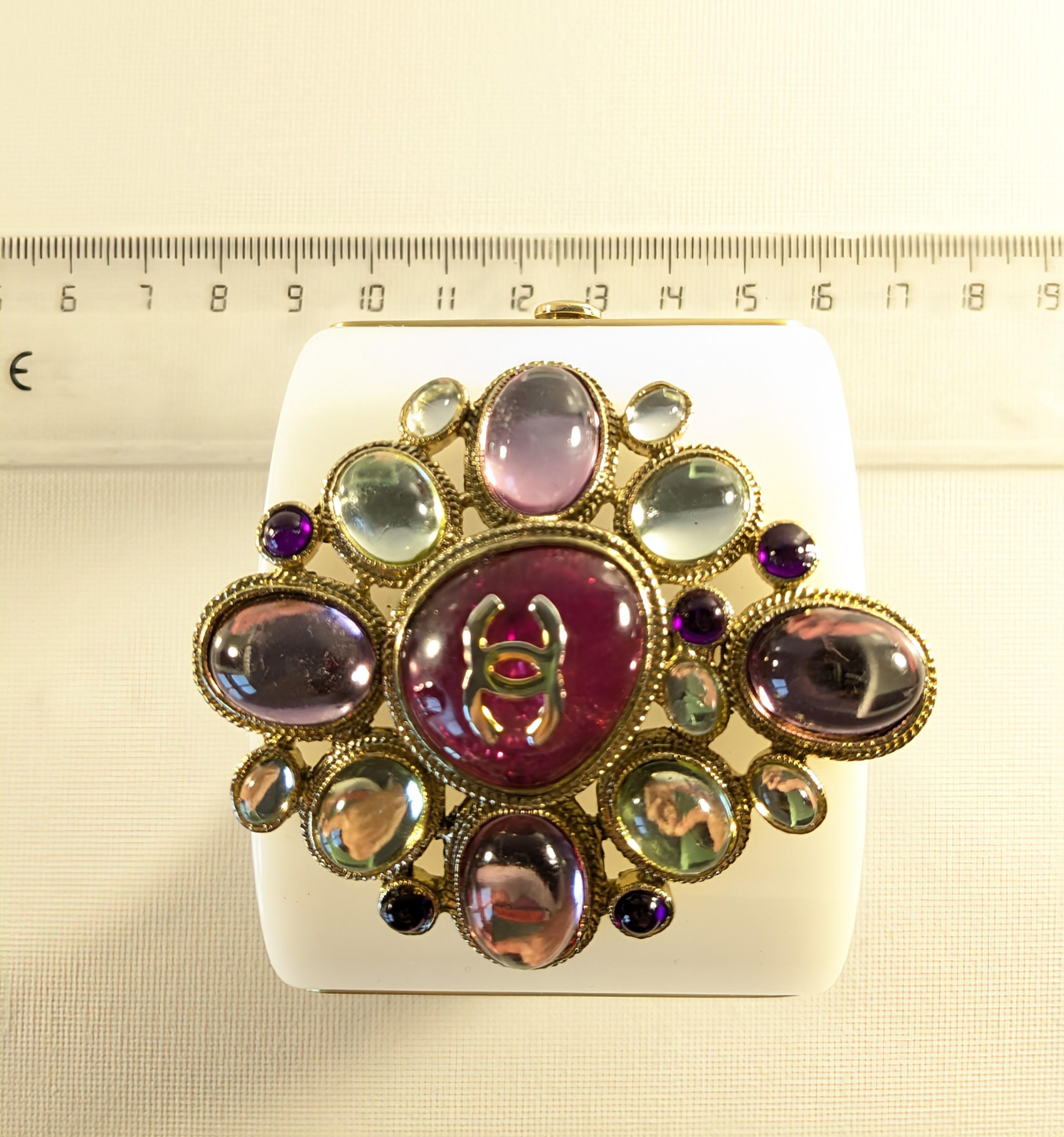 Ball Cut Chanel Paris Byzance Fall 2011 Cuff Bracelet by Gripoix For Sale