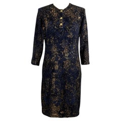 Chanel Paris / Byzance Illuminated Cashmere Dress 40 FR
