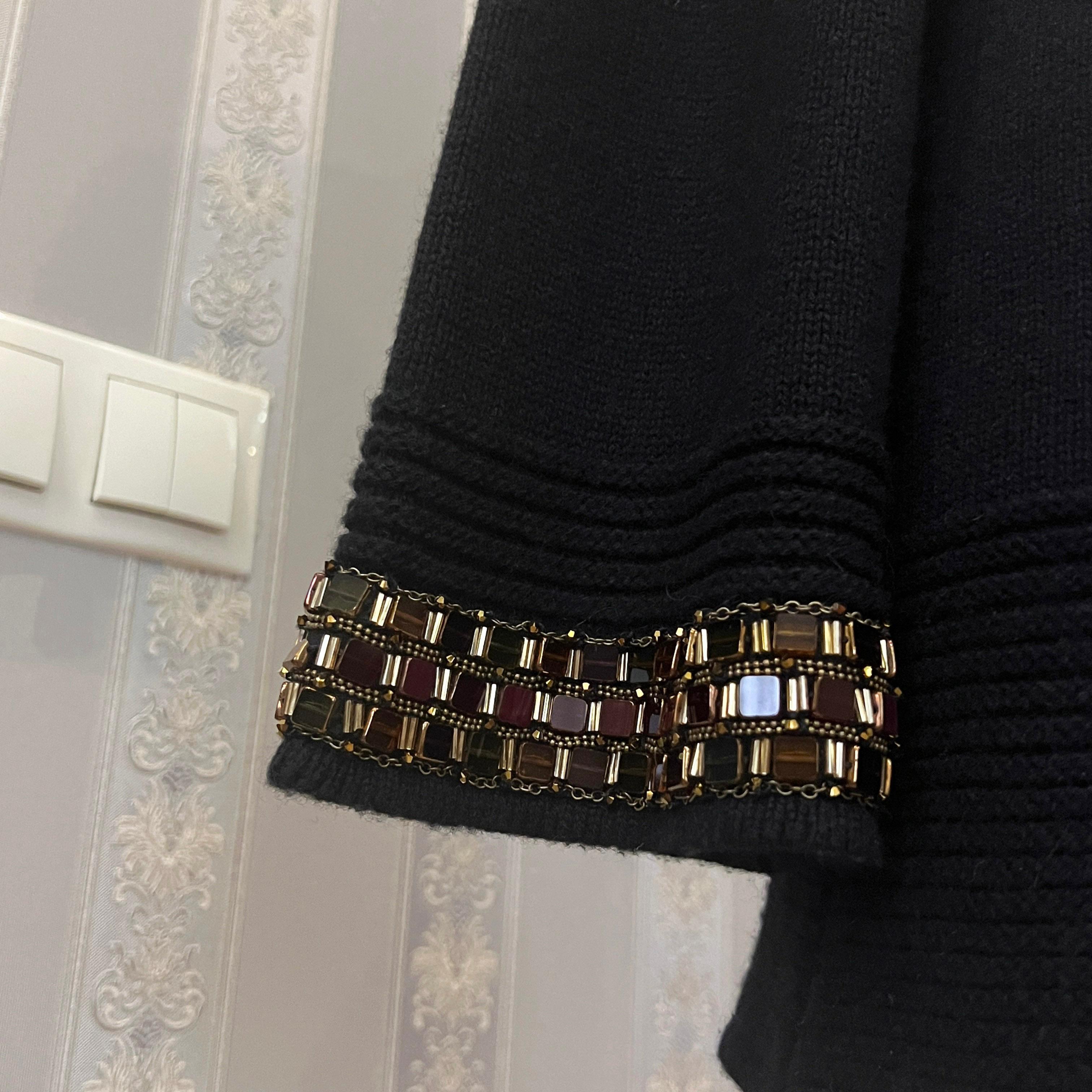 Chanel Paris / Byzance Jewel Gripoix Mosaic Embellished Tunic 1