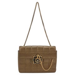 Chanel Paris Byzance Limited Edition Gold Caviar Leather Black Jewel Lock