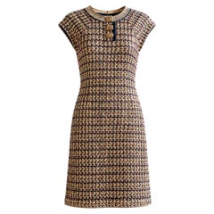 CHANEL Paris / Byzance Rarest CC Gripoix Buttons Dress 36 FR