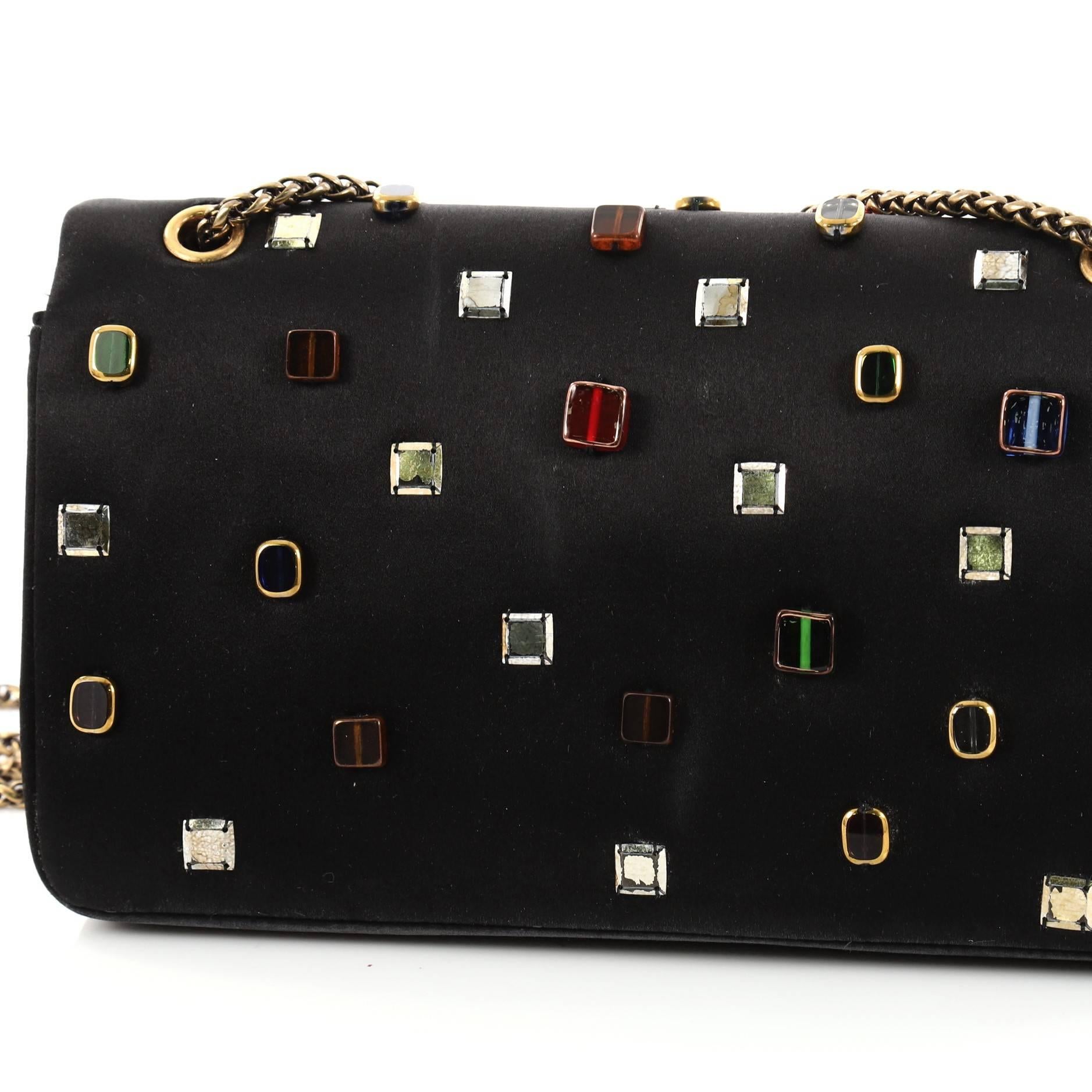 Chanel Paris-Byzance Reissue 2.55 Handbag Embellished Satin 225 3
