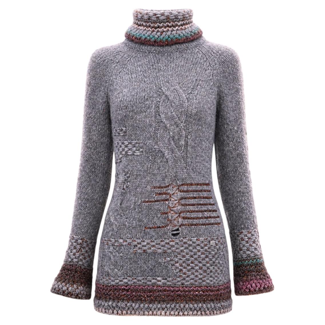 CHANEL Paris / Byzance Runway Collectors Artifact Jumper 36 FR
