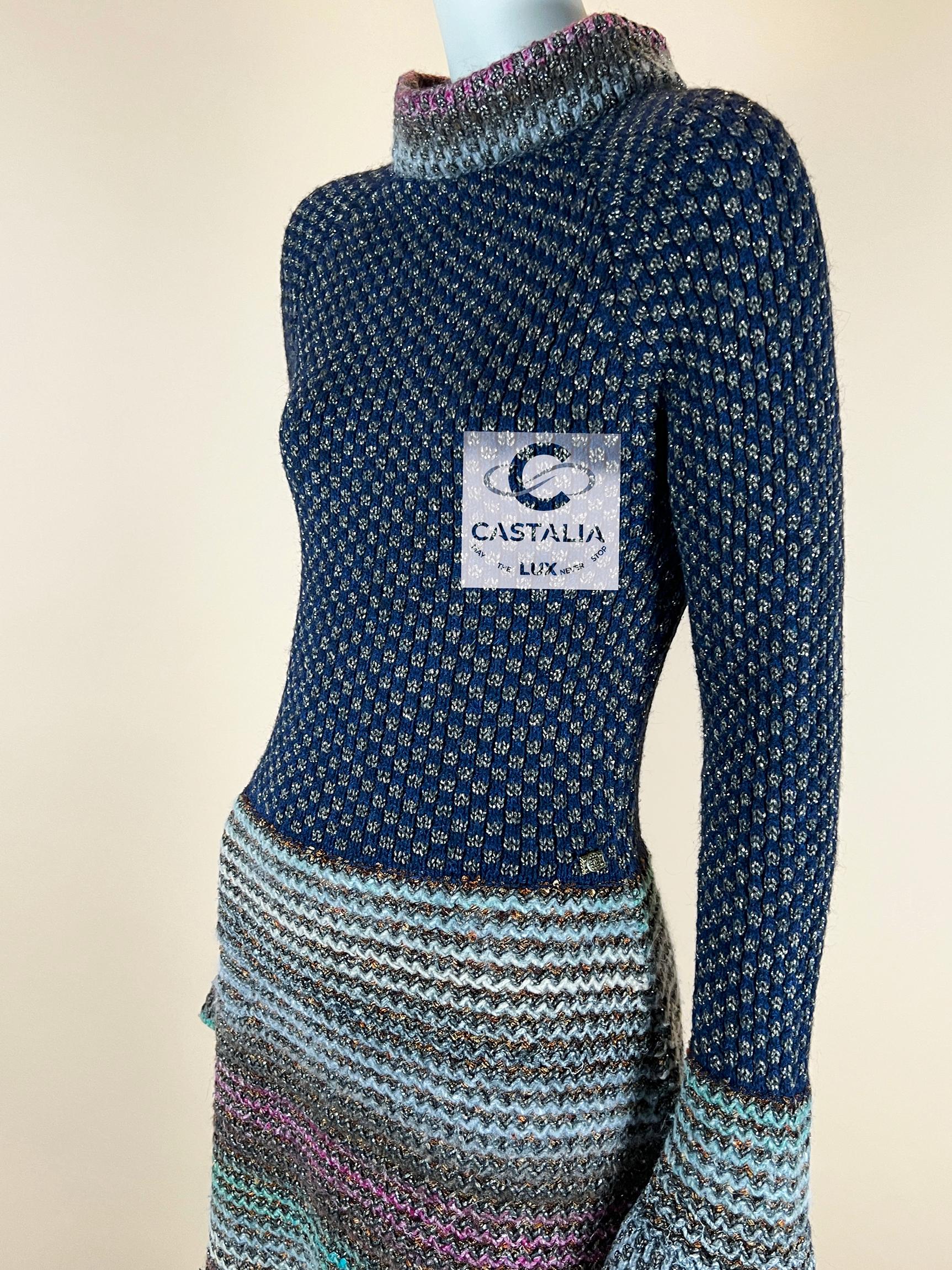 Chanel Paris / Byzance Runway Robe 36 FR Neuf - En vente à Dubai, AE