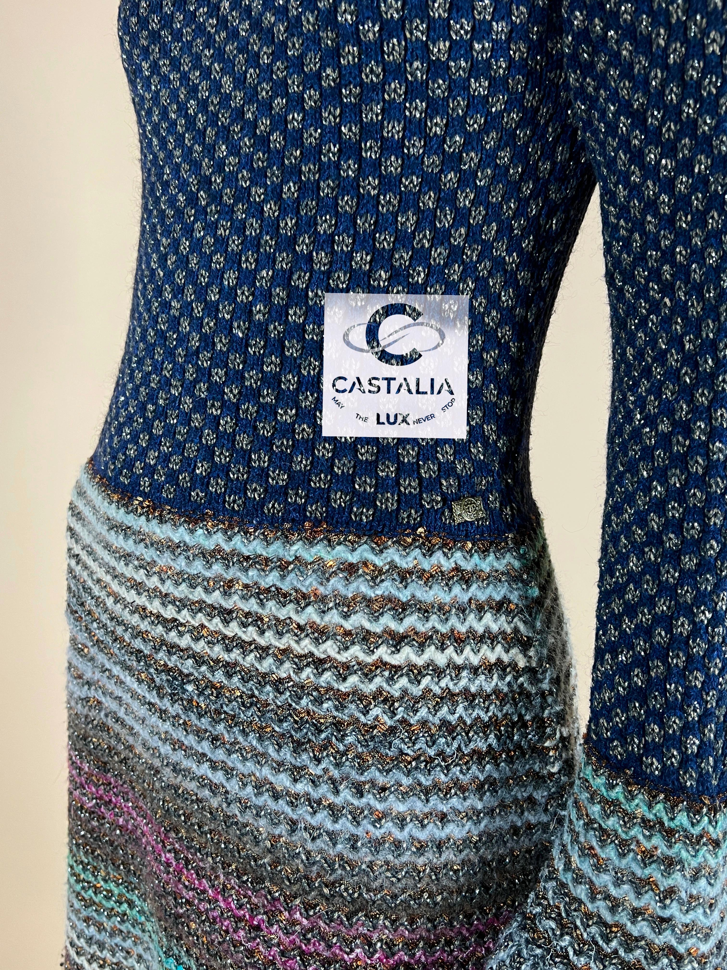 Chanel Paris / Byzance Runway Robe 36 FR Unisexe en vente