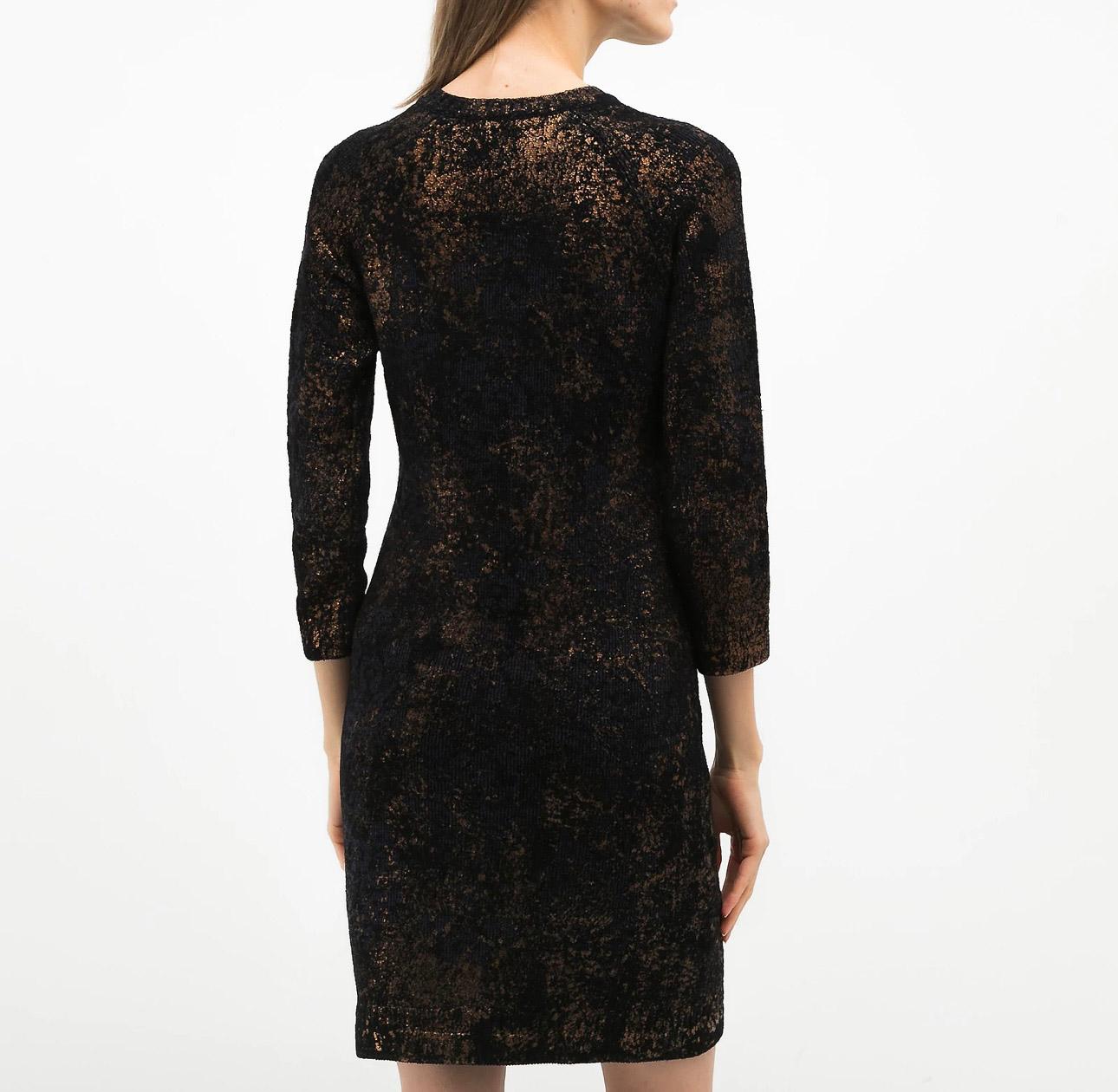 Chanel Paris / Byzance Shimmering Cashmere Dress For Sale 3