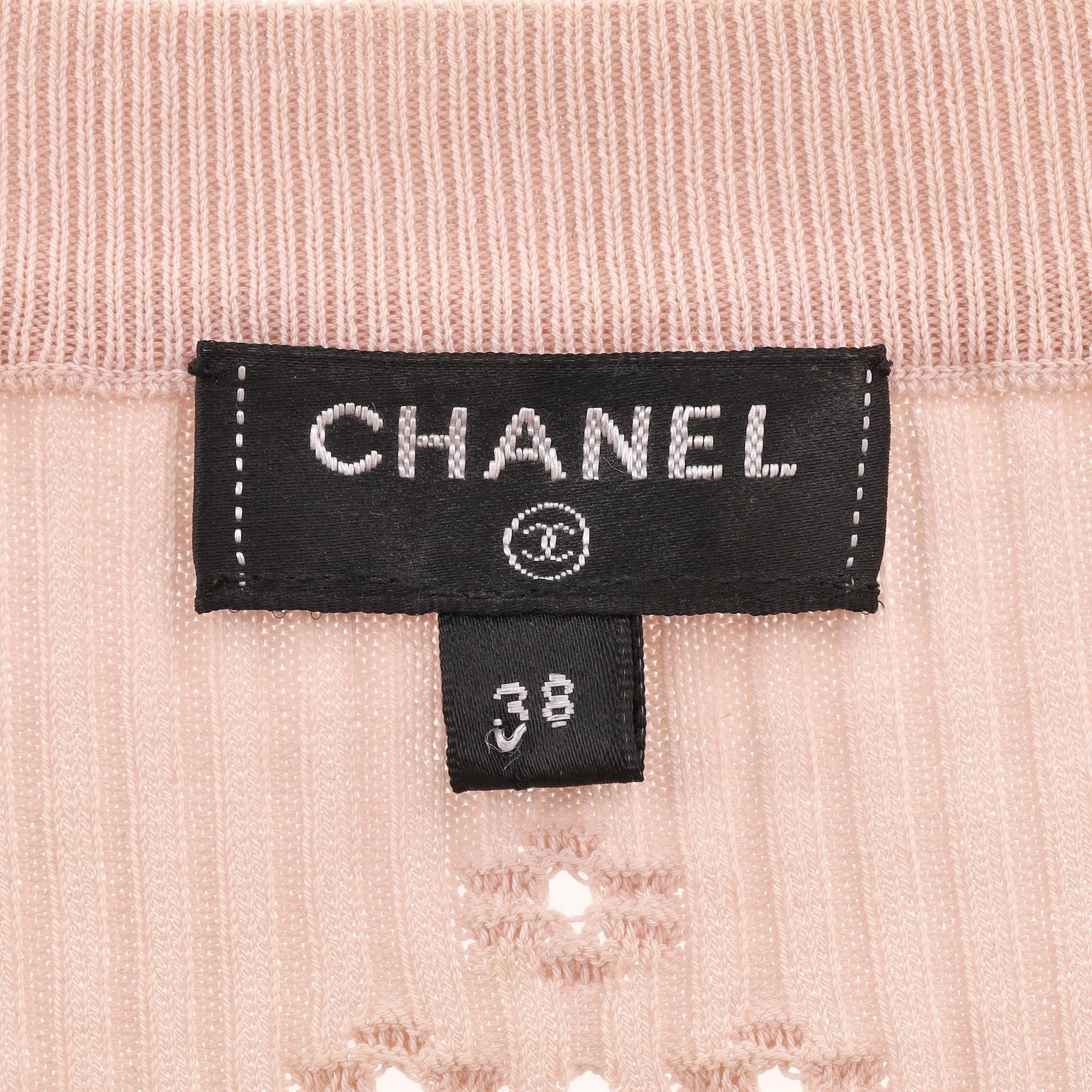 Chanel Paris Coco Cuba Cold-Shoulder Cotton Top 2