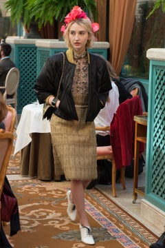 CHANEL Paris / COSMOPOLITE The Eternal Black Bomber Jacket 40 FR