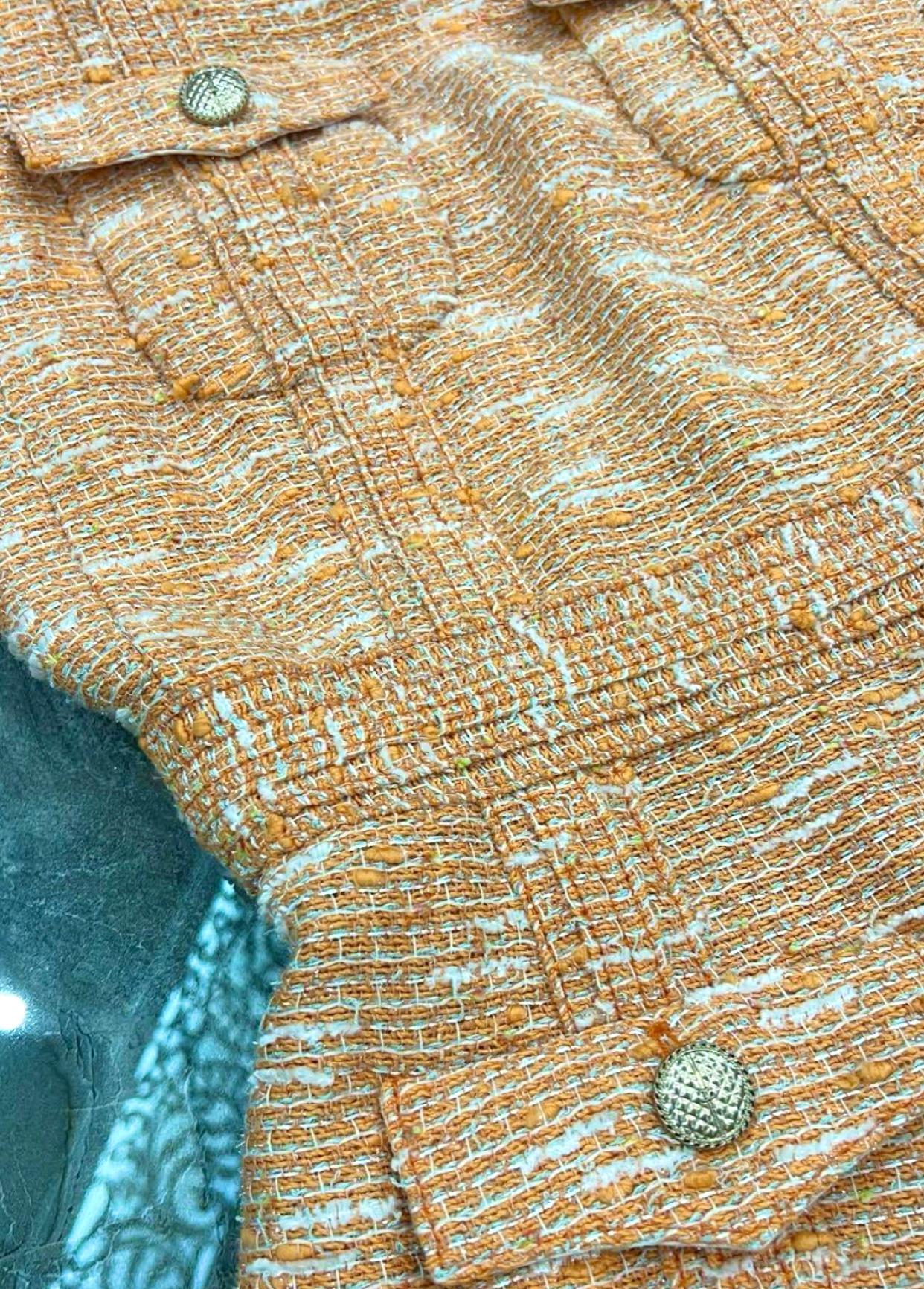 Chanel Paris / Cuba Runway Tweed Dress 3